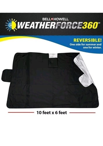 Weatherforce360 Protector de Nieve Cubierta de Nieve Protector de Parabrisas Parasol Cubierta de Hielo - Imagen 3 de 9