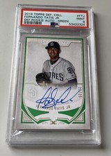 Fernando Tatis Jr. Padres PSA 9 Mint Topps Definitive Signed Rookie Card! /25