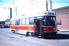 Original 1978 TTC Toronto CLRV Trolley Car Hillcrest Repair Shop Slide 8409