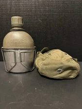 US Military 3 Pc 1  QUART CANTEEN SET Butterfly Wing Vintage USGI