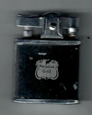  Vintage Excello Shurlite Advertising Cigarette Lighter Meadow Gold Dairy
