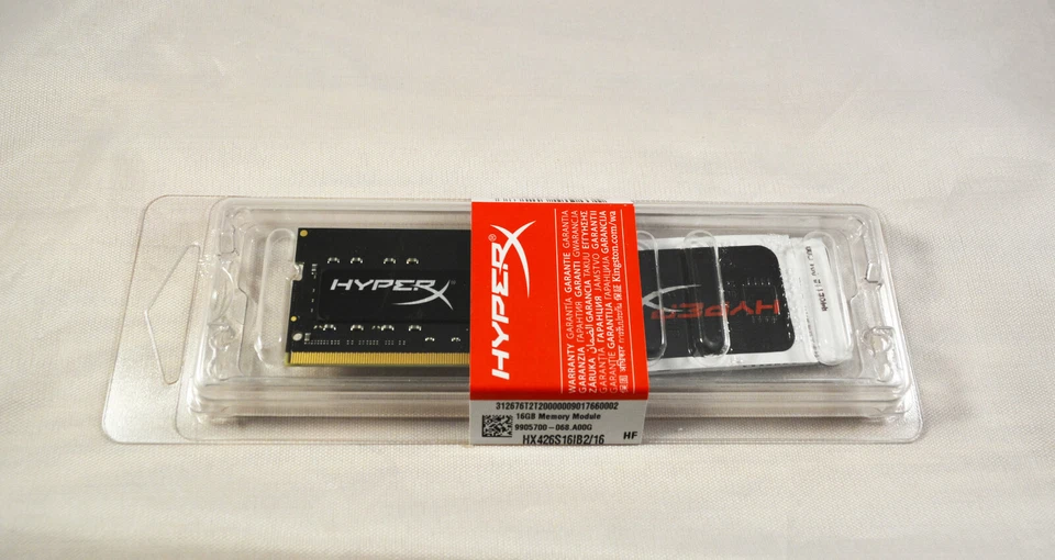 Kingston HyperX (1) 16GB 2666Mhz DDR4 Laptop RAM Memory 260 Pin HX426S16IB2 - Image 4 of 4