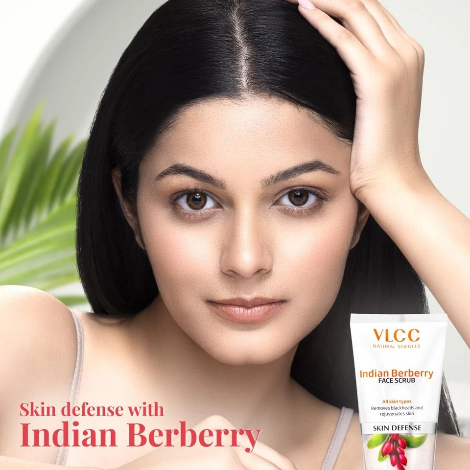 VLCC Indian Berberry Face Scrub - 80g | Gentle Scrub | Helps remove Dead Skin - Image 3 of 4