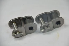 #100 100-1 Riv 1-1/4" Pitch Roller Chain Offset Link (Qty. 2)
