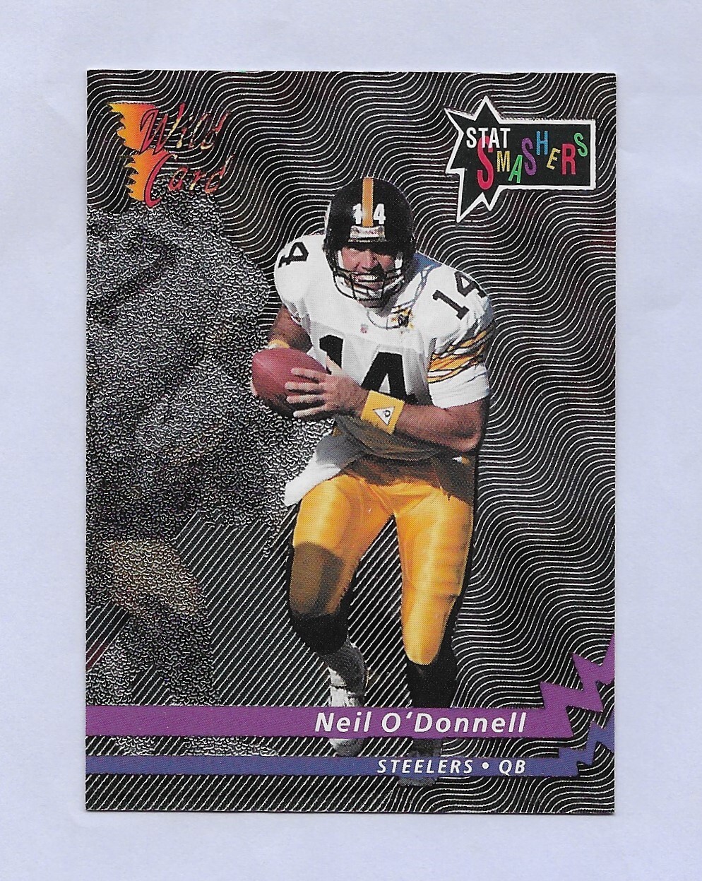 Neil O'Donnell 1992 Wild Card Stat Smashers #SS-41 Pittsburgh Steelers