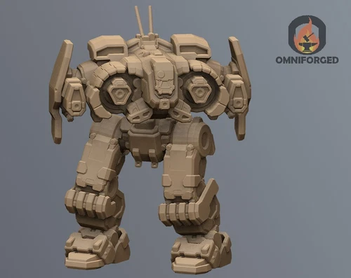Battletech Miniature Fafnir Mini FNR-5 Mech WarriorLance MWO Mech 6mm Armor