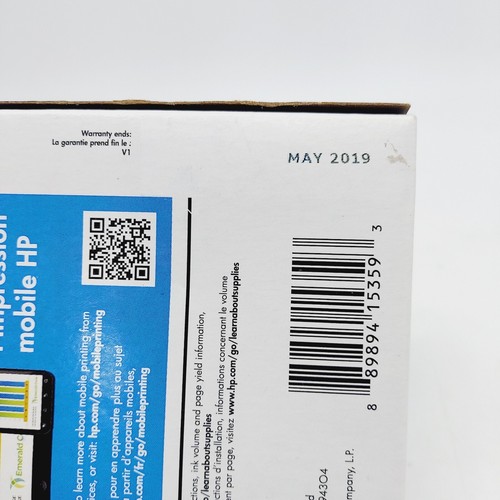 New HP 564 XL Black and 564 Cyan,Magenta,Yellow OEM Exp May/2019-Factory Sealed! - Picture 4 of 4