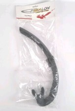 EPSEALON Tuba Seaquest Semi-Rigide Tube Rond 20 mm Noir pour Chasse Sous-Marine