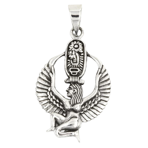 Ägyptische Göttin Isis Silberanhänger 4065437043200 eBay