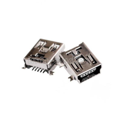100PCS Mini USB SMD 5 Pin Female Mini B Socket Connector Plug NEW