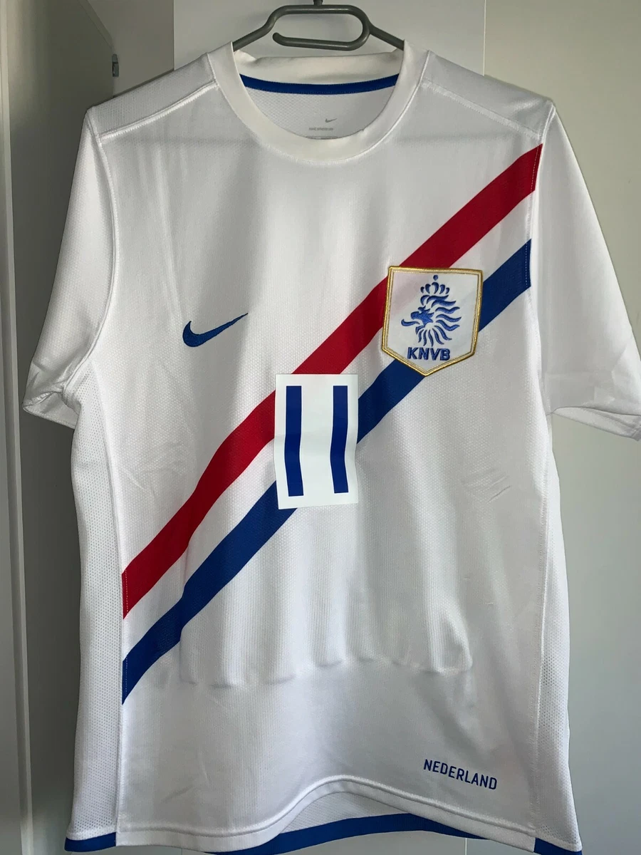 Manifestatie Schatting pop NETHERLANDS NATIONAL TEAM 2006/2008 AWAY FOOTBALL SHIRT JERSEY ROBBEN | eBay Manifestatie Schatting pop NETHERLANDS NATIONAL TEAM 2006/2008 AWAY FOOTBALL SHIRT JERSEY ROBBEN | eBay