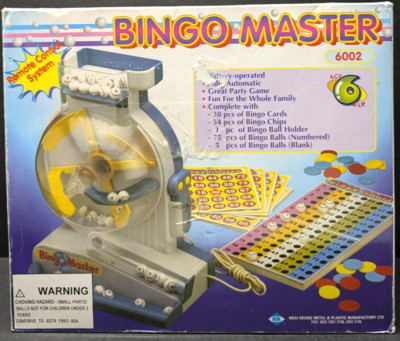 BINGO MASTER FULLY AUTOMATIC GAME BALL SPIN CHIP CARD REMOTE CONTROL ELECTRONIC
