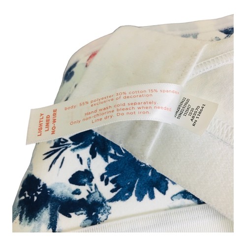 Reggiseno TShirt The Cotton Collezione Cacique Floreale Tg 46C - Foto 8 di 8
