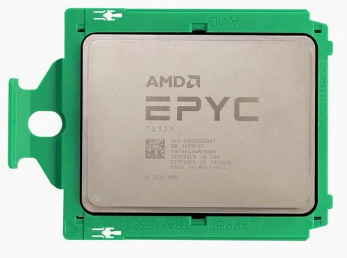 AMD EPYC 7232P CPU processor 8-core clocked at 3.1GHz 7nm - Afbeelding 1 van 1