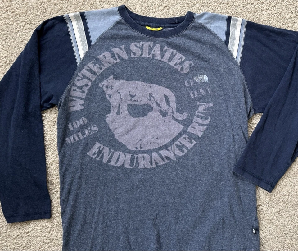 The North Face A5 Western States WS 100 Mile Endurance Marathon Race Run Shirt - Image 4 of 4