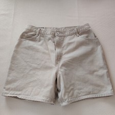 Vintage 90s Gitano High Rise Mom Jean Shorts L Womens 32W 12.5 Rise Neutral UO