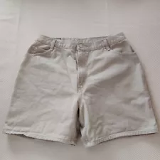 Vintage 90s Gitano High Rise Mom Jean Shorts L Womens 32W 12.5 Rise Neutral UO