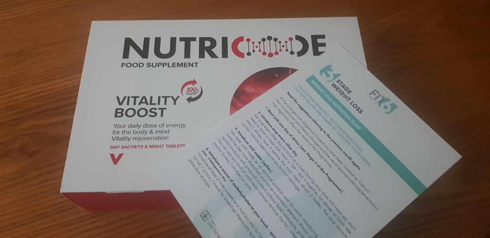 Nutricode Vitality Boost 30 Days eBay