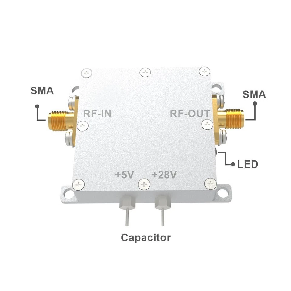 2500mW 2.5W PA Wideband Power Amplifier Module For 100MHz to 4800MHz 100% New - Image 2 of 3