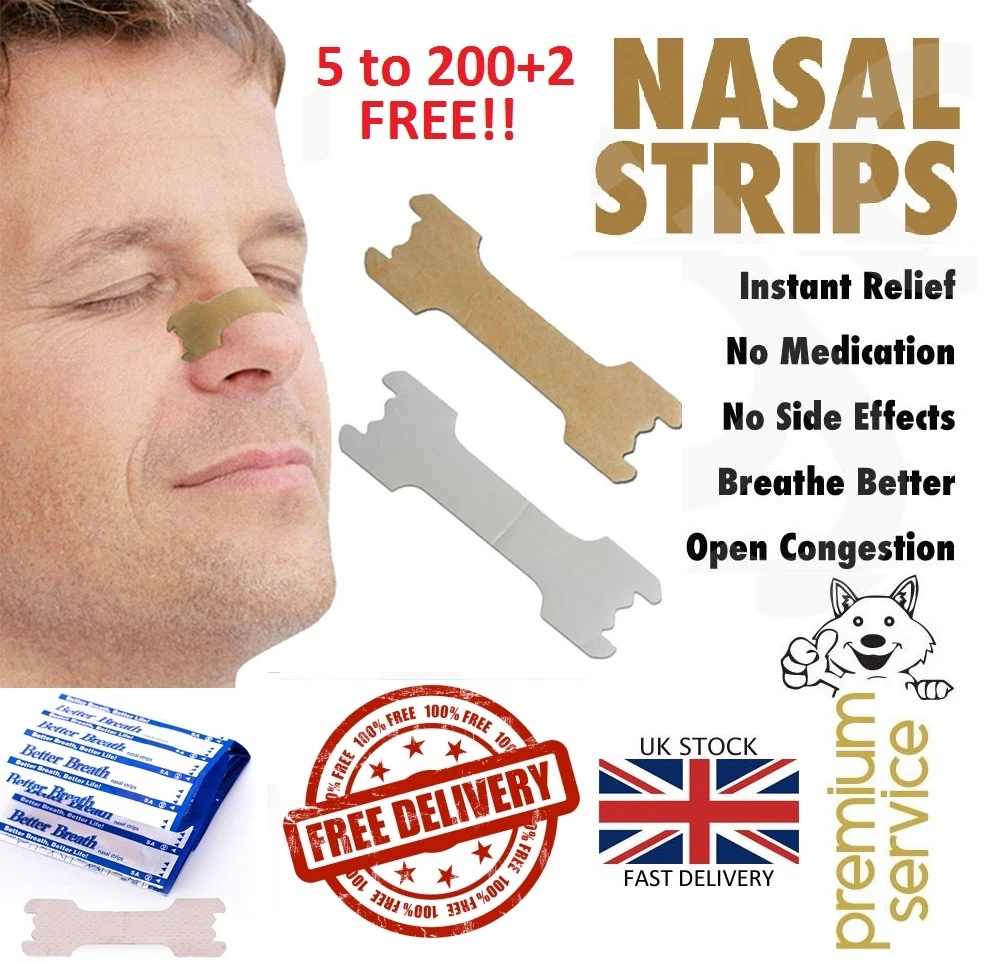 100/50 Pcs Breathe Right Better Nasal Strips Right Way To, 41 OFF