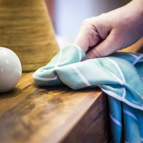 Paño de bambú paño de limpieza paño de ventana paño de limpieza 3 - 20 paños de limpieza de bambú - Imagen 5 de 12