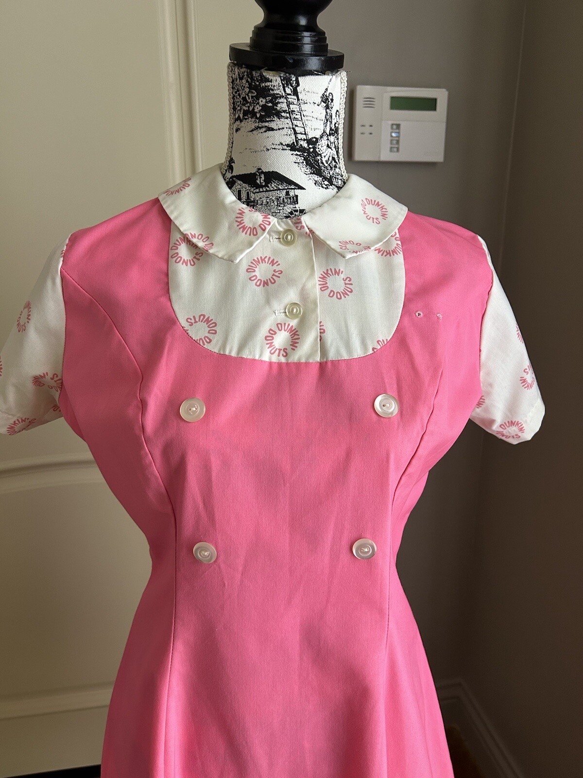 Vintage late 60's early 70's Dunkin Donuts Uniform Dr… Gem