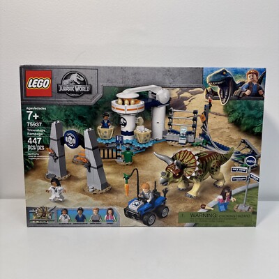 Lego Jurassic World: Triceratops Rampage (75937) - New Sealed Retired Dinosaur