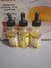 3 Hollywood Pure USDA Organic TEA TREE OIL 1 oz Melaleuca No Chemicals Dropper