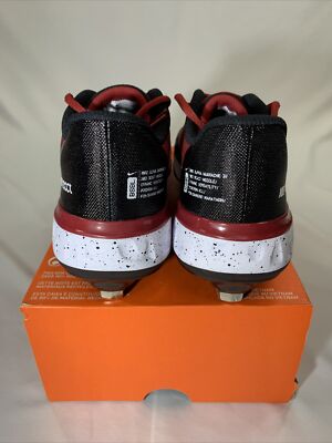 Nike Alpha Huarache Elite 3 Low Men's Size 7.5 Team Crimson Black