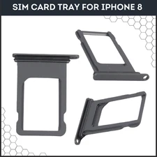 New Sim Card Holder Tray Nano Waterproof Dual Gasket Ring  for iPhone 8