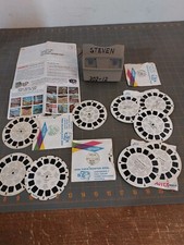 VIEW MASTER LOT Cartoons Bugs Bunny Daffy Green Lantern Popeye with Viewer