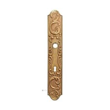 Antique Doorhandle Backplate France Door Handle Brass 72 Mm