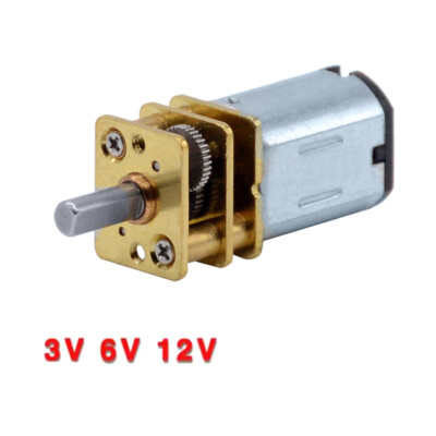 N20 Mini-Metallgetriebemotor 3/6/12V – 15–1000 RPM, 3 Mm Welle, Für DIY & Modellbau
