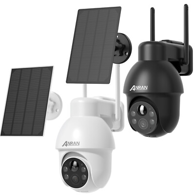 ANRAN 2K Solar 3MP HD Überwachungskamera Aussen Akku Argus PTZ Ultra WLAN Kamera