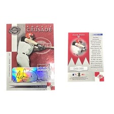 2001 Adam Dunn Donruss class rookie Crusade #RC-50 auto /300