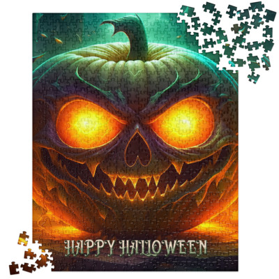 Evil Pumpkin - Halloween - Jigsaw puzzle