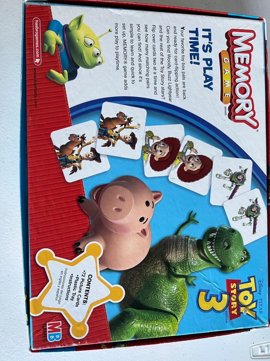 Toy Story 3 Edition Memory Game Hasbro Disney Pixar Age 3+ New Sealed