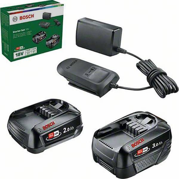 Bosch Home and Garden 1600A02V33  Starter-Set 18V (2.0Ah + 3.0Ah + AL 18V-20)  B
