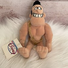 Disney Store Plush Beanie GEORGE OF THE JUNGLE George 8" Stuffed Toy With Tags