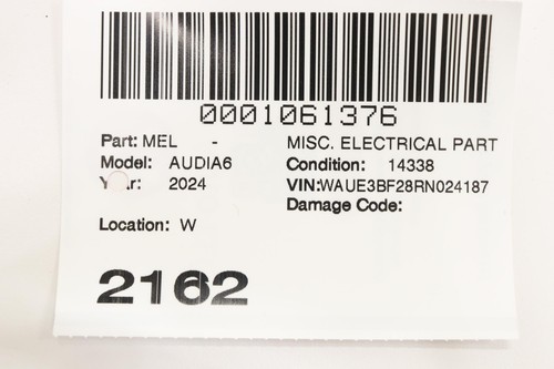 2019 - 2025 AUDI A6 FRONT LANE DEPARTURE SYSTEM CAMERA COVER PANEL OEM 4K5980281 - Picture 14 of 14