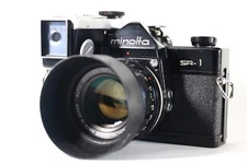 RARE《Excellent+3/Hood/Meter》Minolta SR-1 35mm SLR Camera 55mm f1.8 JAPAN