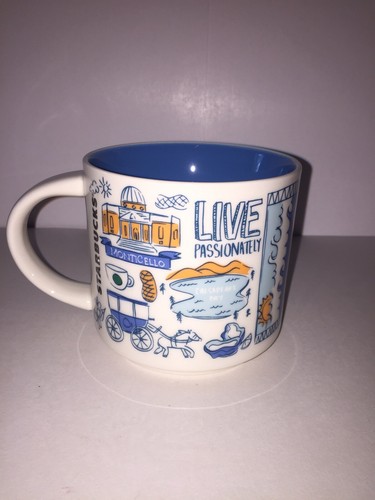 Starbucks Mug Virginia Been There Series 2019 14oz Ceramic Mug Across The Globe - Picture 3 of 6