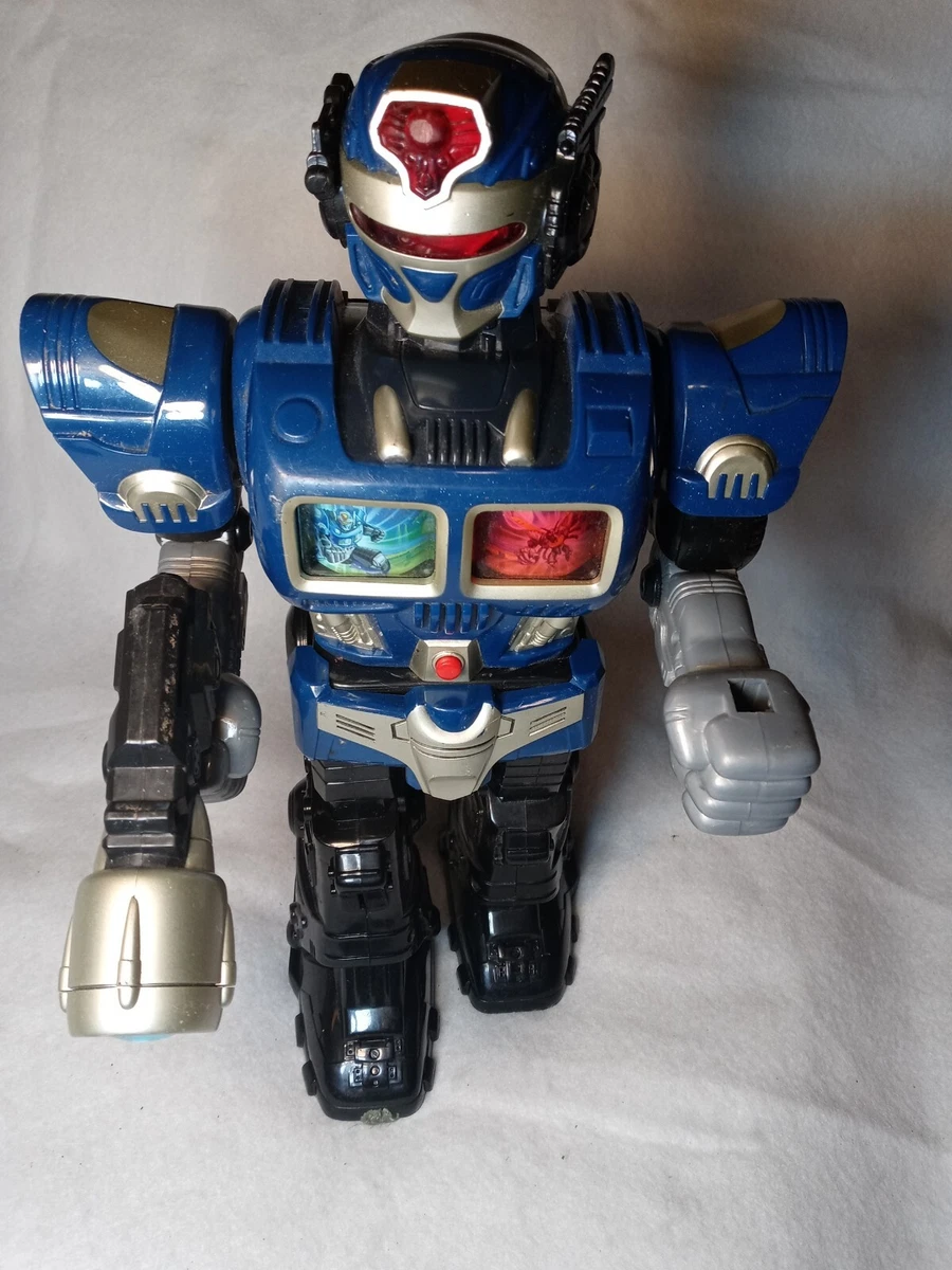Hap P Kid Toy Vintage 2005 Robot Turbo Fighter Lights Up