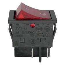 JD03-A1 4 Pins 2 Position 30A 30Amp T85/55 1E4 Push Button Rocker Well Switch