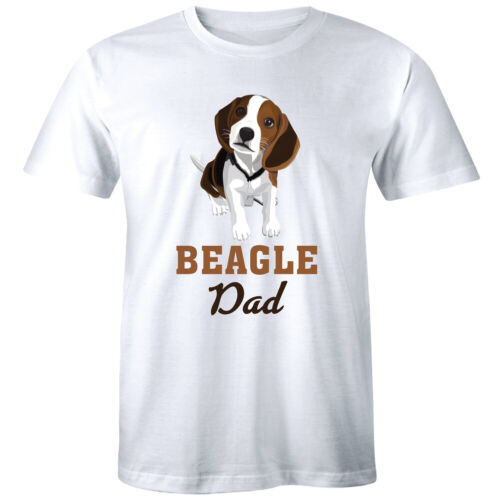 Beagle Dad Men's T-Shirt Fur Daddy Father's Day Gift Ideas Love Pet Animal Shirt