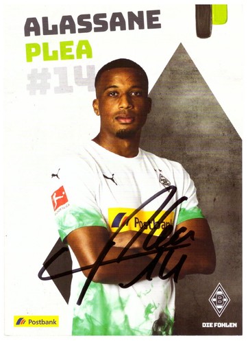 Bor.M´gladbach Alassane Plea (2019/20) Autogrammkarte (05.23)