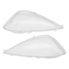 Pair Car Outer Headlight Lens Cover L+R for Honda Fit Hatchback 2008-2010