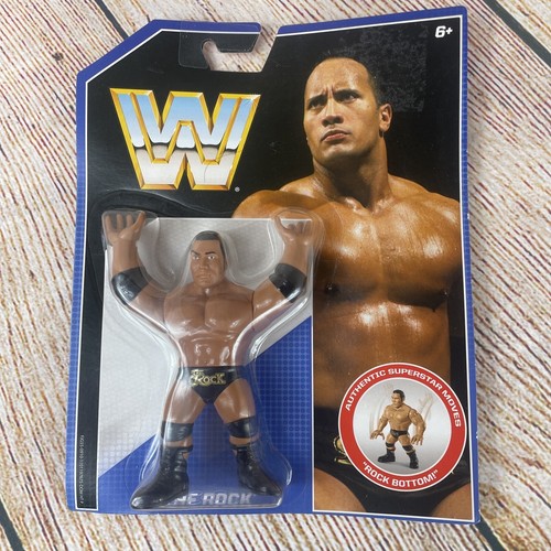 WWE Mattel Retro The Rock Wrestling Figure...