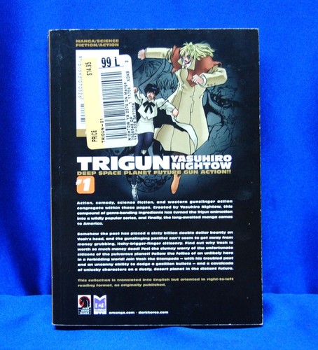 Trigun Volume 1 (ENGLISH ) From DARK HORSE MANGA Deep Space Planet - Imagen 3 de 4