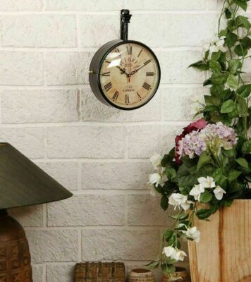 Victoria Wall Clock Station Double Sided Clock Functional